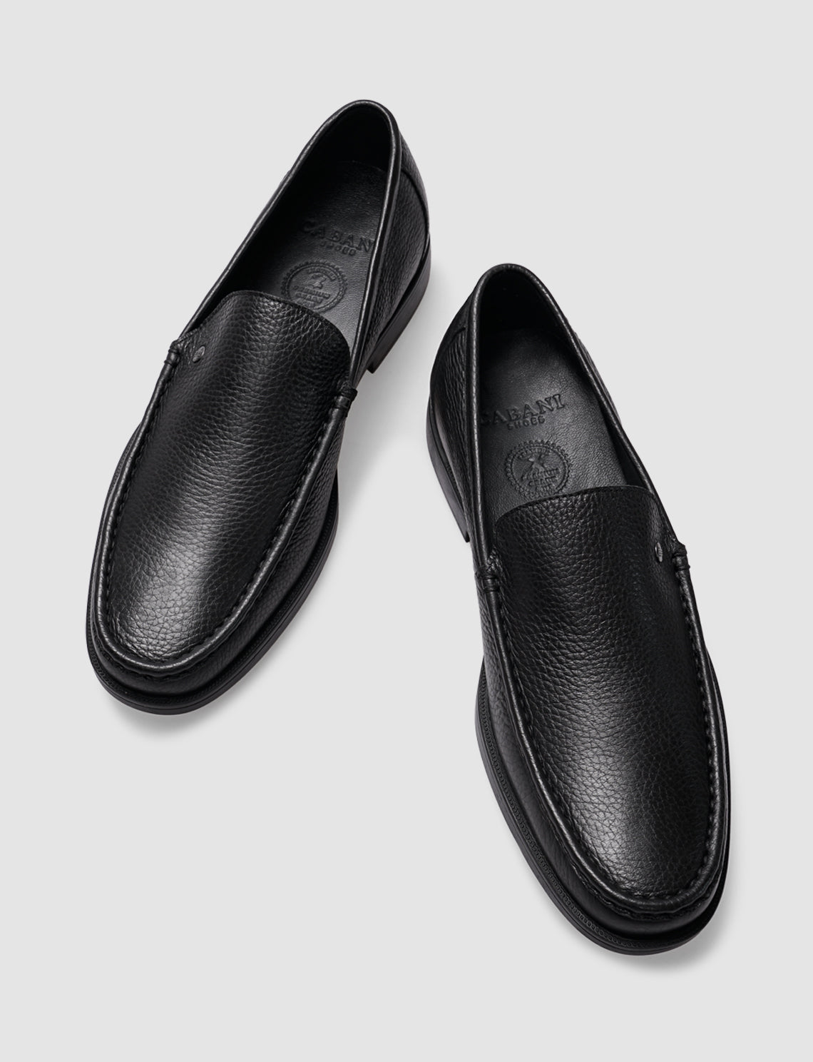 Cabani 466M1196 Erkek %100 Hakiki Deri loafer & makosen 432 Siyah Geyik