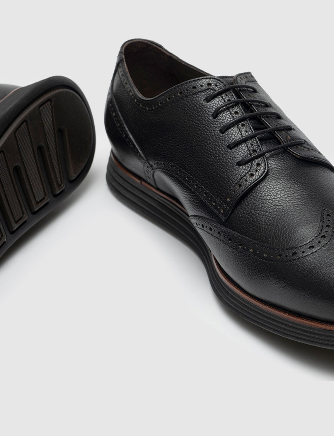 Cabani 436C1143 Erkek %100 Hakiki Deri Casual Ayakkabı 464 Siyah Ufak Kırma