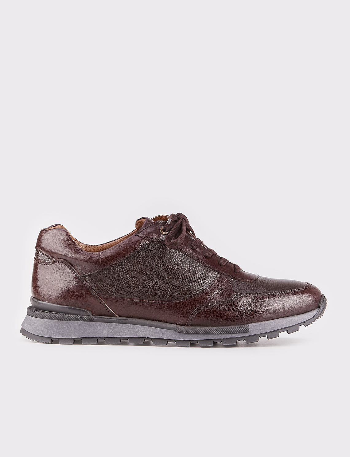 Cabani 460M548 Erkek %100 Hakiki Deri sneaker &spor Kahverengi