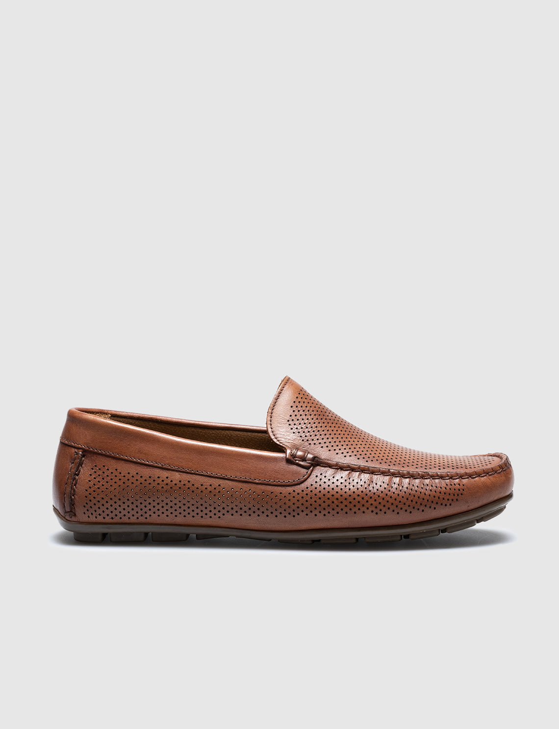 Cabani 010M150B Erkek %100 Hakiki Deri loafer & makosen Taba