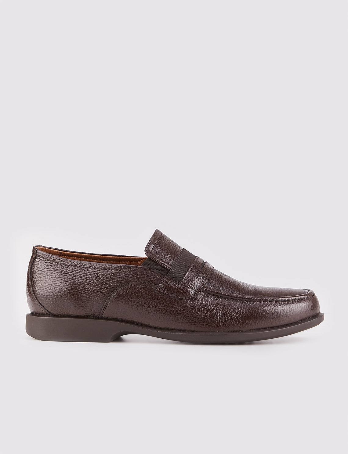 Cabani 121M1016 Erkek %100 Hakiki Deri loafer & makosen Kahverengi