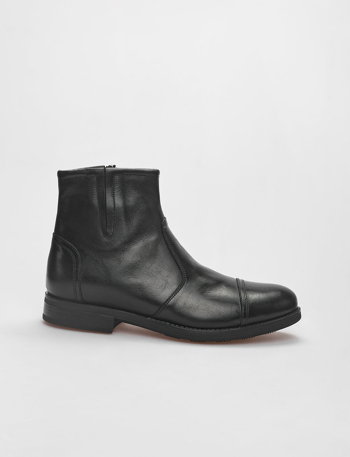 Cabani 319E759 Erkek %100 Hakiki Deri Klasik Bot Siyah