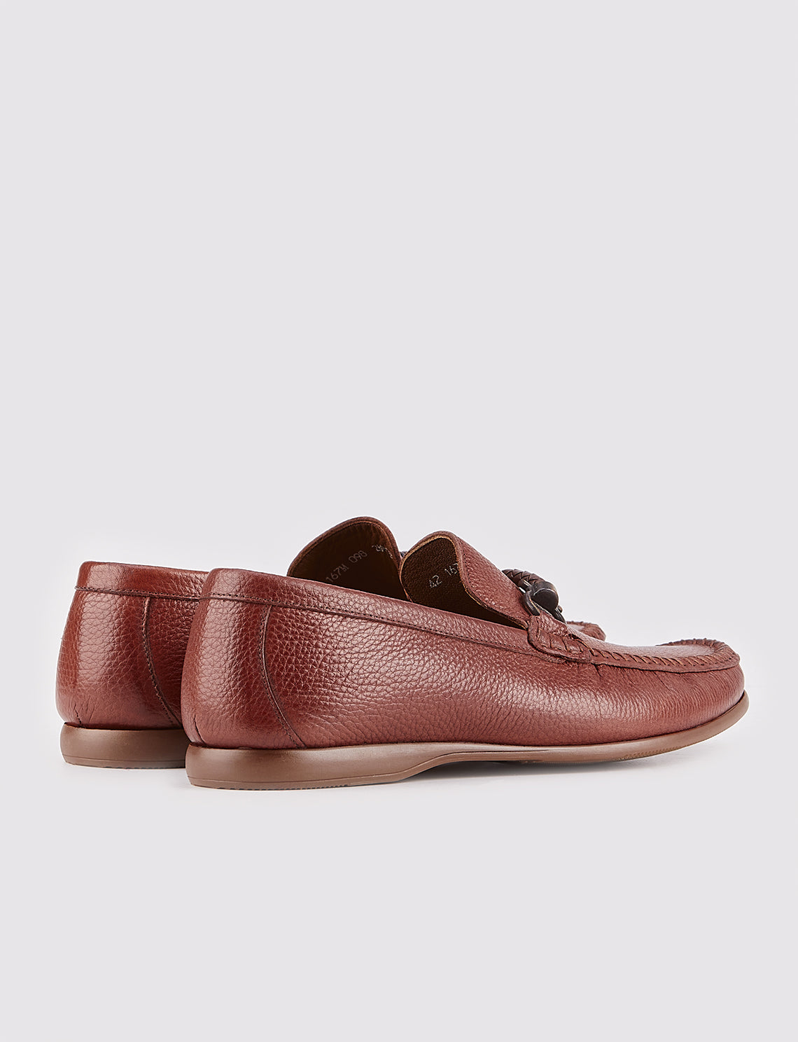 Genuine Leather Tan Men Loafers