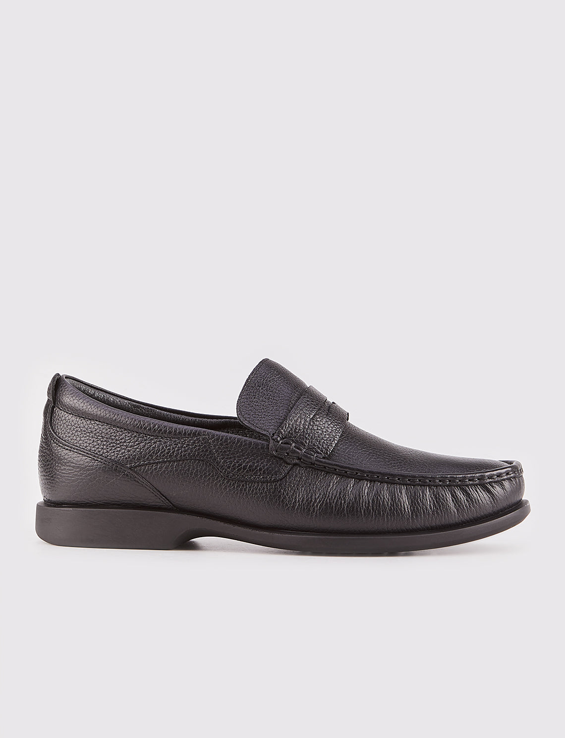 Cabani 121K284 Erkek %100 Hakiki Deri loafer & makosen Siyah