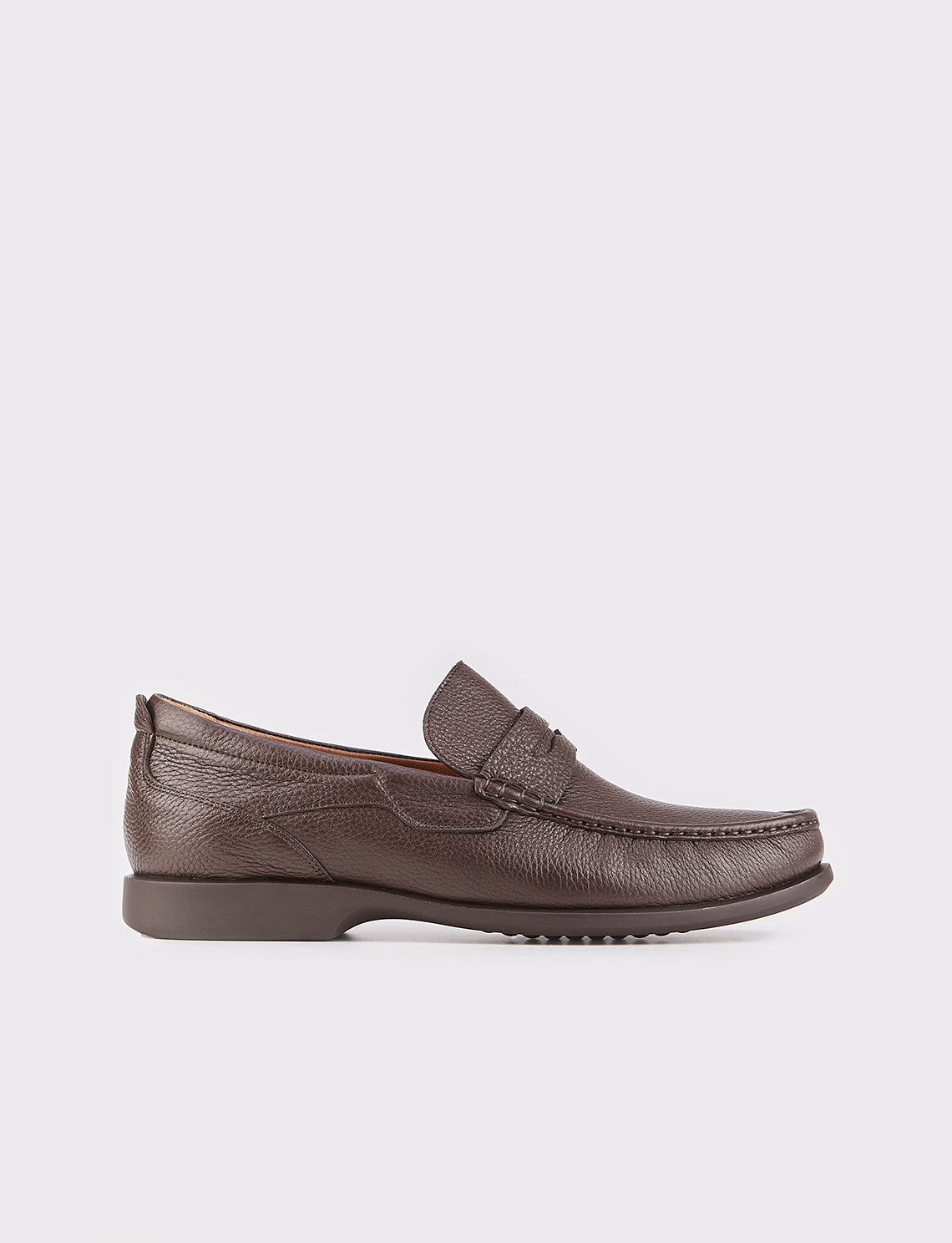 Cabani 121M284 Erkek %100 Hakiki Deri loafer & makosen Kahverengi