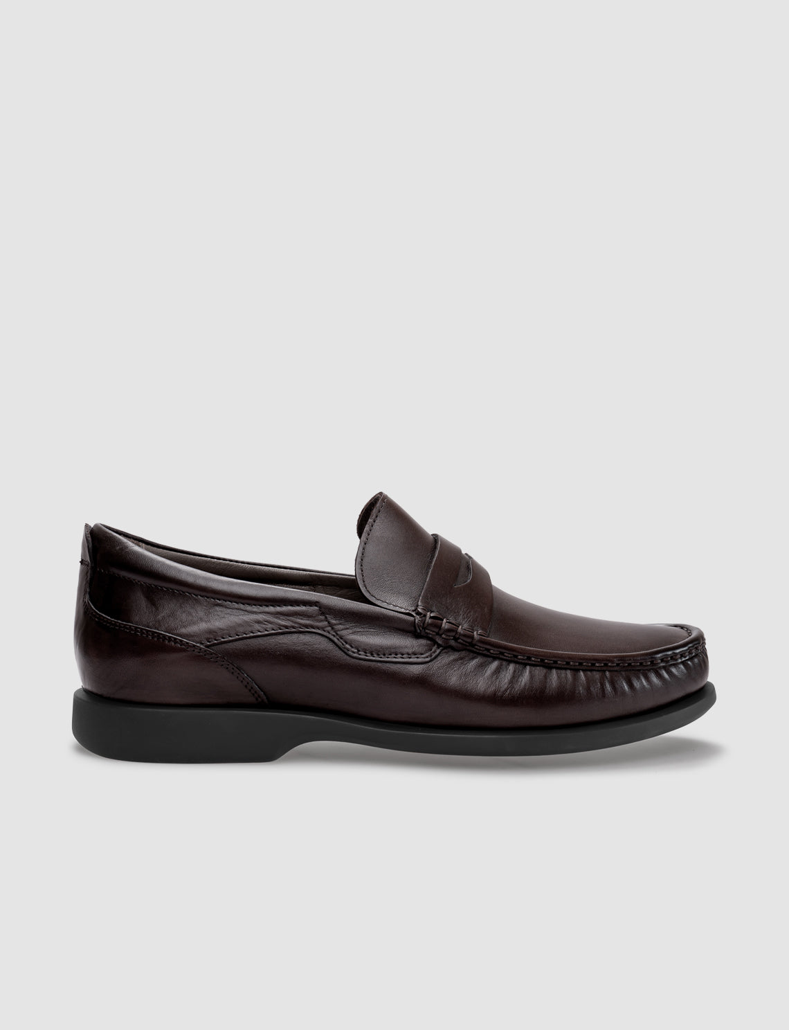 Cabani 121M284 Erkek %100 Hakiki Deri loafer & makosen 022 Kahve Flap