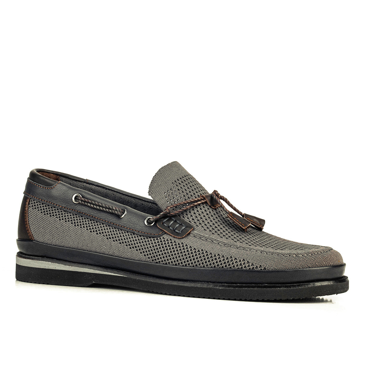 Cabani 714 Erkek Tekstil Sneaker Ayakkabı Füme