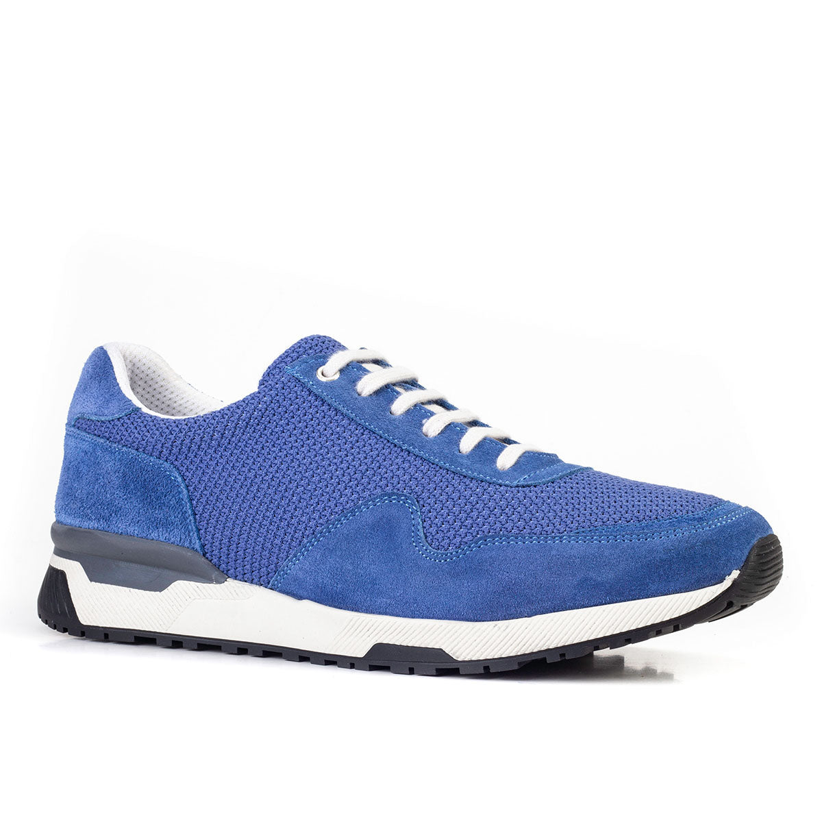 Cabani 510B1450 Erkek Süet Hakiki Deri Sneaker Ayakkabı 209 Mavi Süet