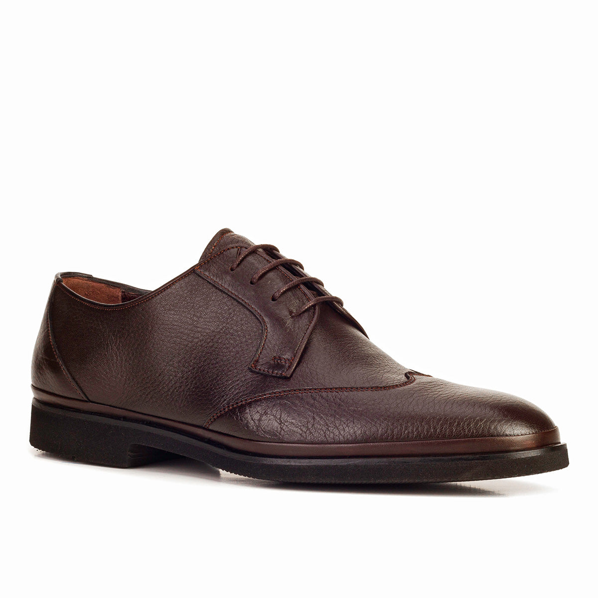 Cabani 7516 Erkek %100 Hakiki Deri Klasik Ayakkabı Kahve Geyik