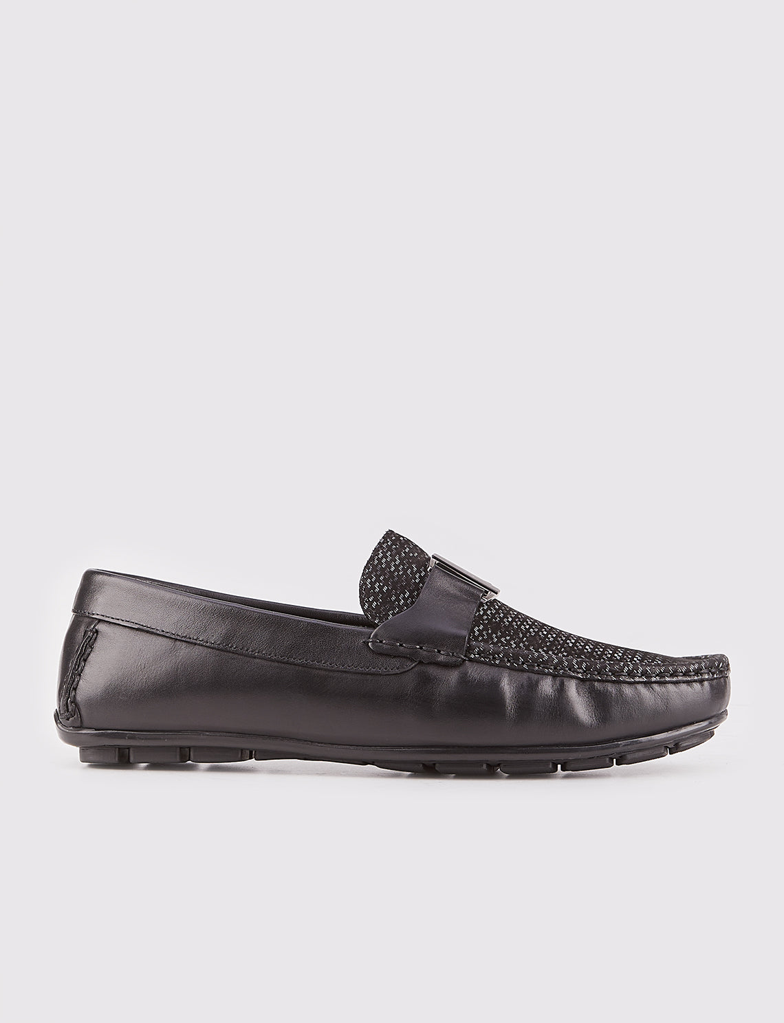 Cabani 010M3823 F Erkek %100 Hakiki Deri Loafer Ayakkabı Siyah