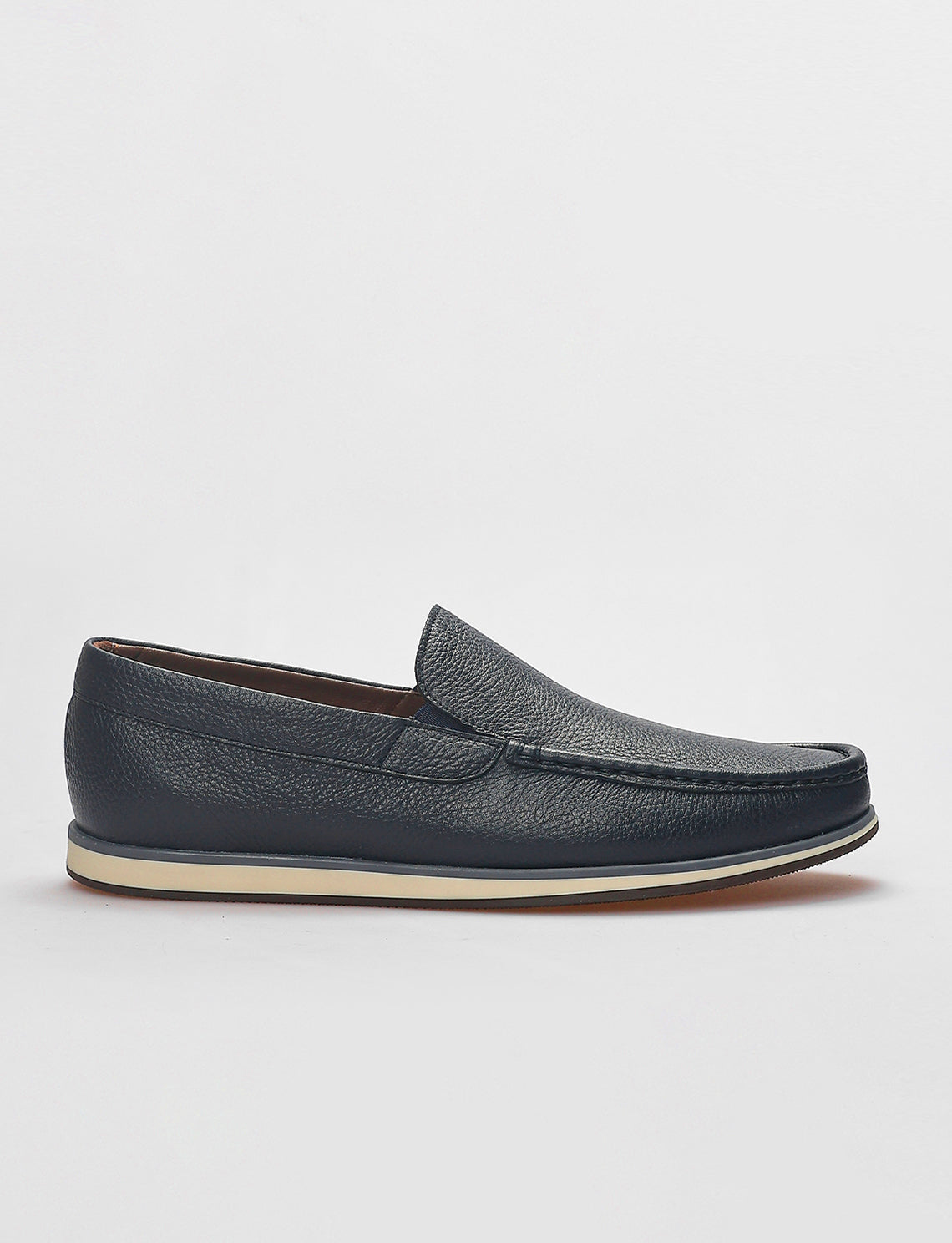 Cabani 276M130 Erkek %100 Hakiki Deri Sneaker Ayakkabı 1116 Lacivert Geyik