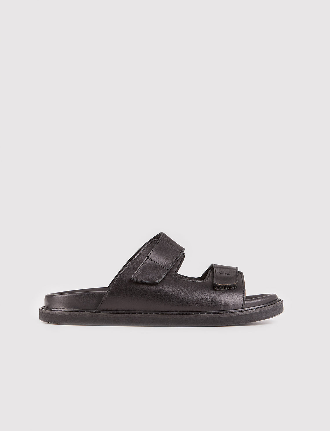 Cabani 616 Erkek %100 Hakiki Deri Günlük Terlik Siyah Deri