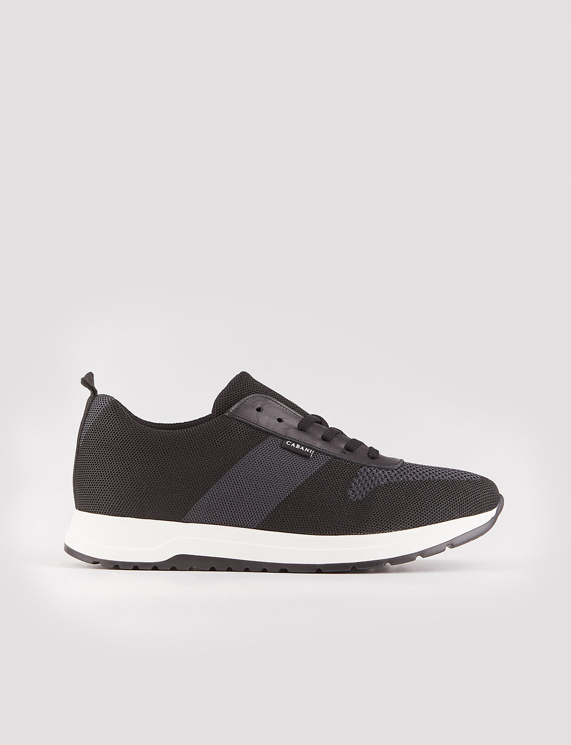 Cabani 520B1553 Erkek Triko Sneaker Ayakkabı Siyah