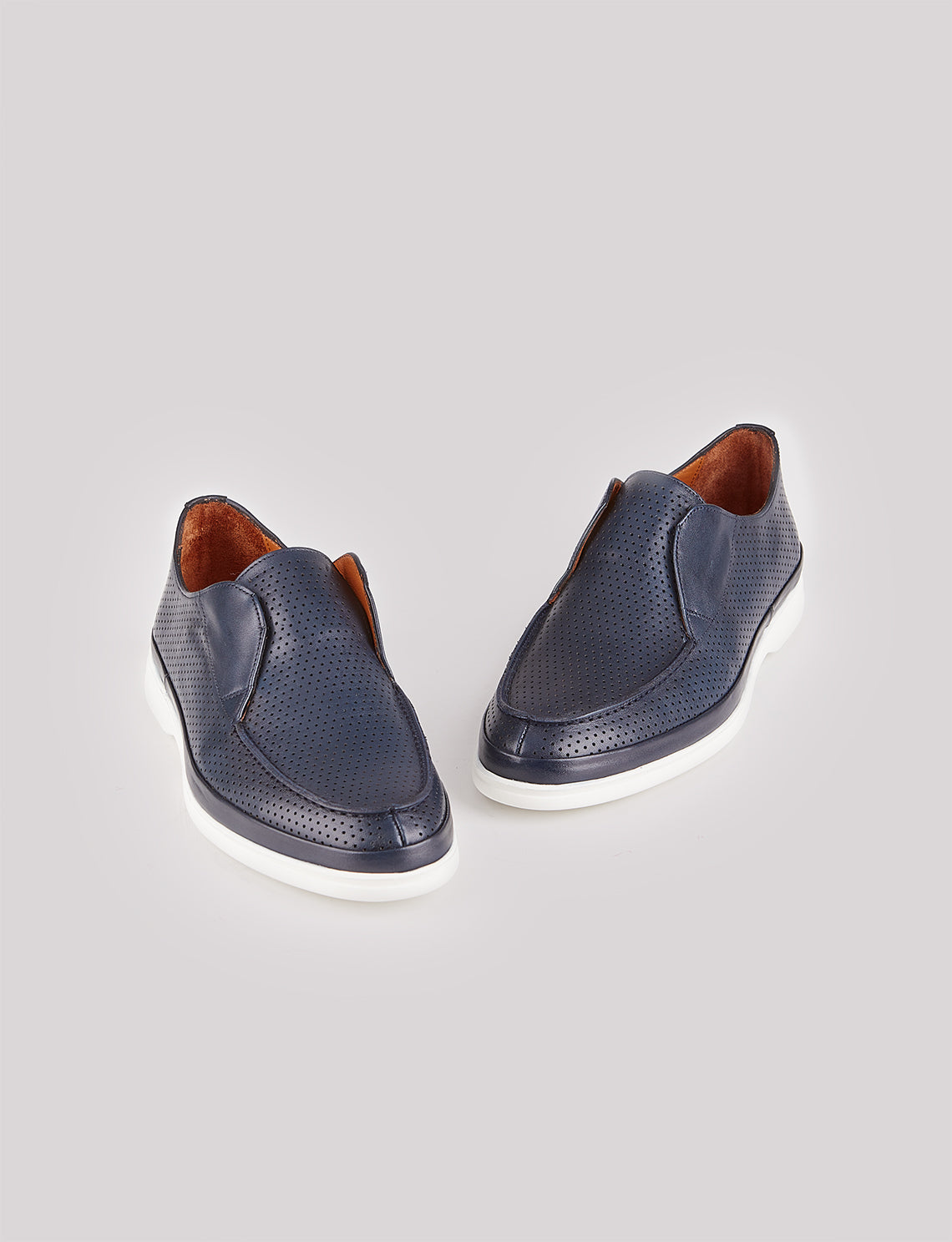 Cabani 5414 Erkek %100 Hakiki Deri Sneaker Ayakkabı 128 Kahve