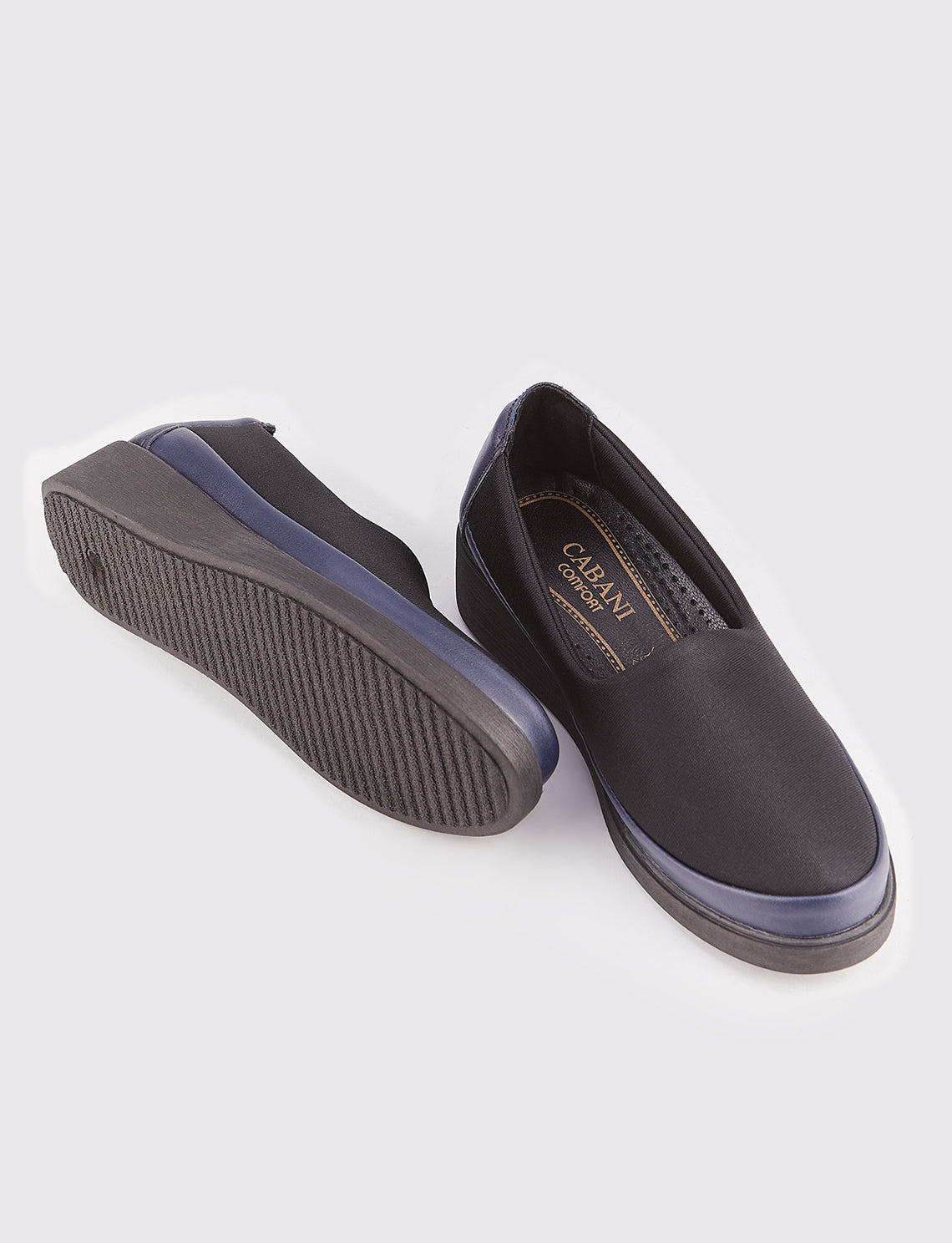Women Navy Blue Slip On Casual Shoes