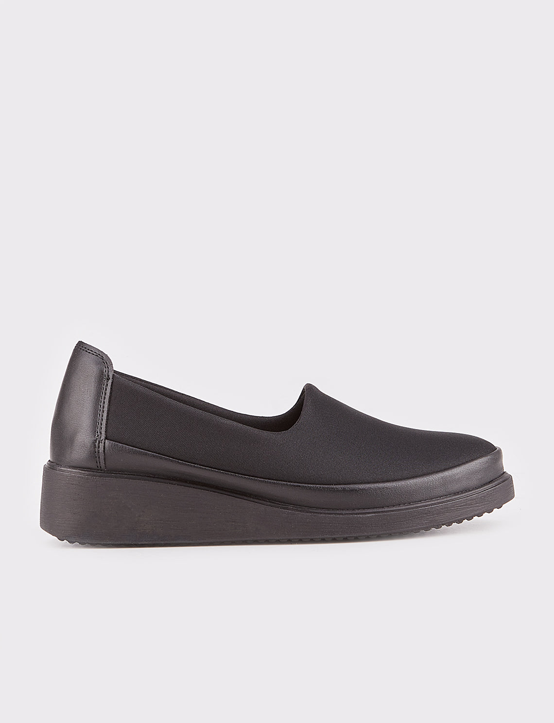 Women Black Slip On Casual Shoes
