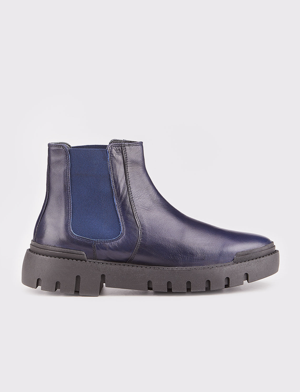 Cabani 542E1595 Erkek %100 Hakiki Deri Loafer Bot Lacivert