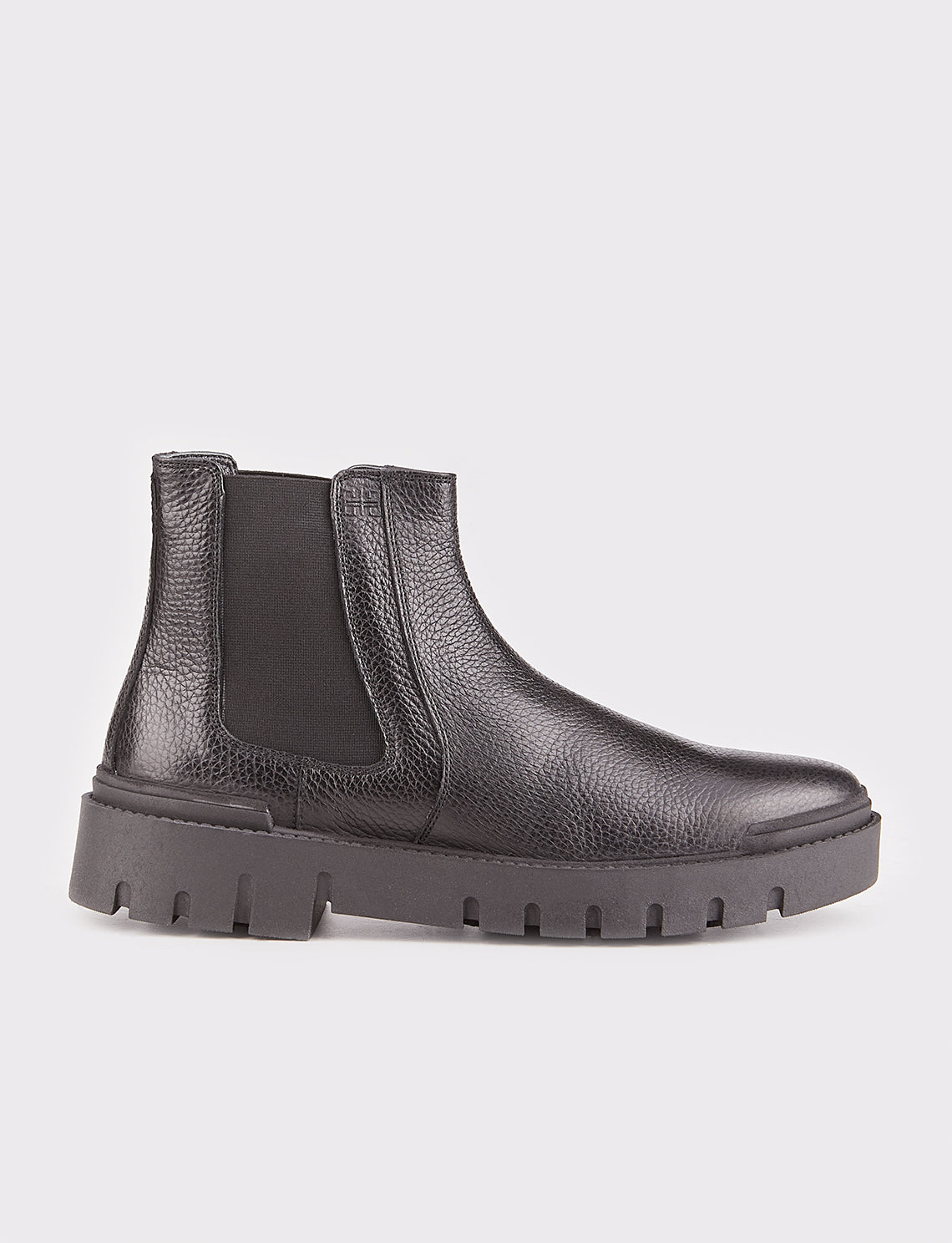 Cabani 542E1595 Erkek %100 Hakiki Deri Loafer Bot Siyah