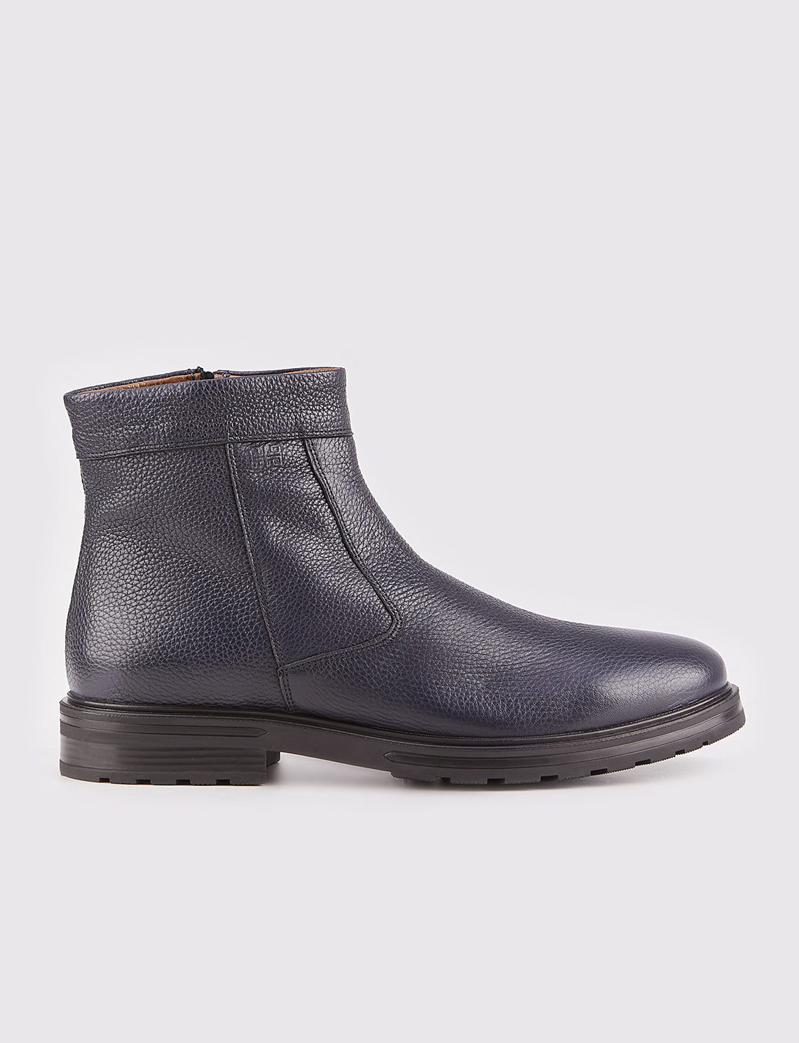 Cabani 546E1601 Erkek %100 Hakiki Deri Loafer Bot Lacivert