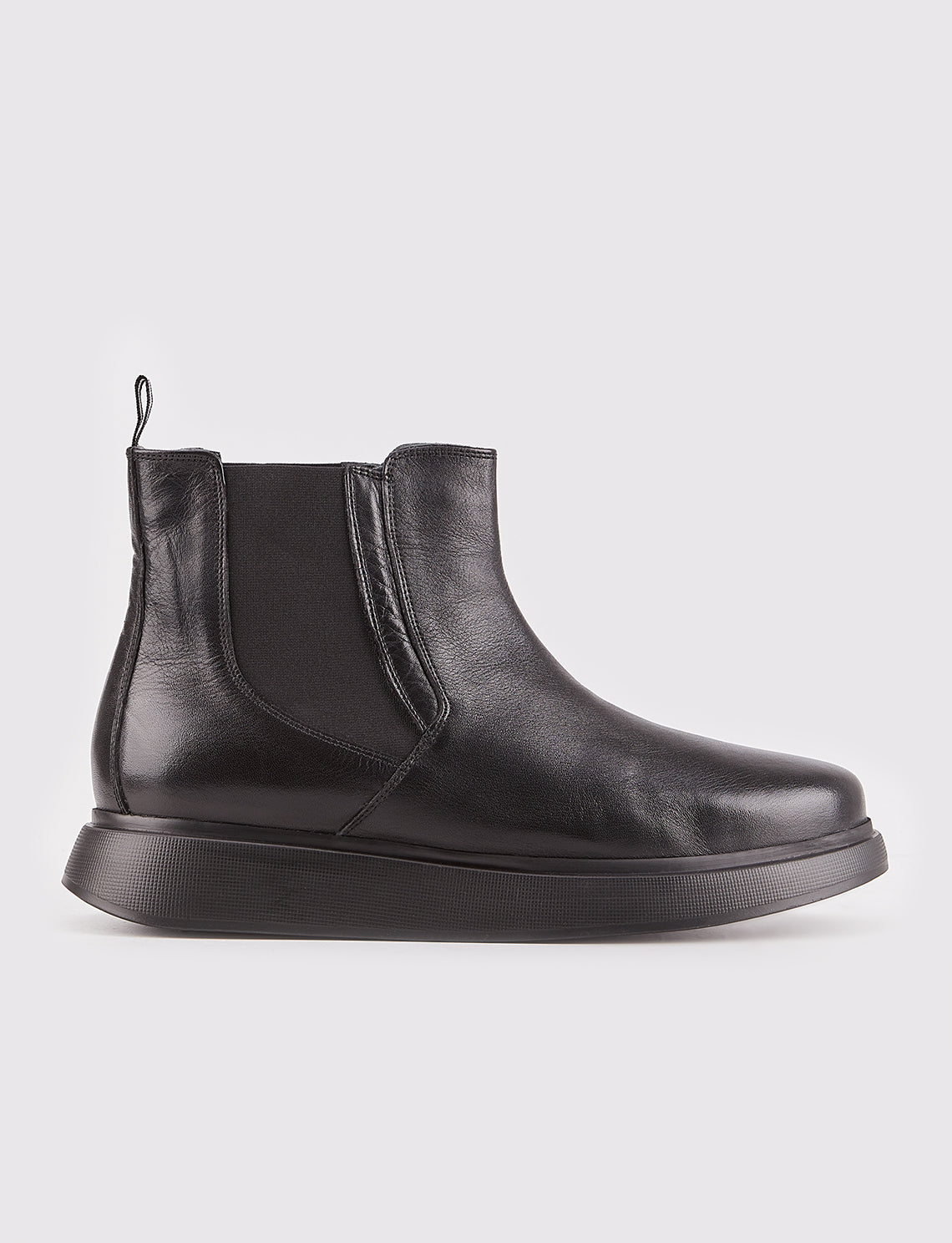 Cabani 544E1379 Erkek %100 Hakiki Deri Loafer Bot Siyah