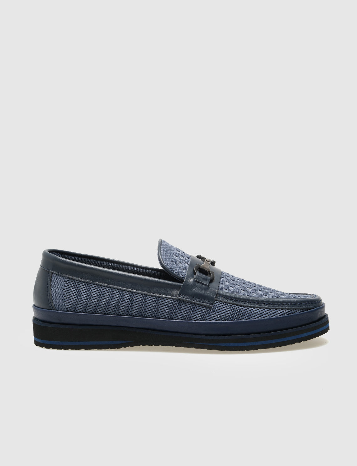 Cabani F-527 Erkek Triko loafer & makosen Lacivert
