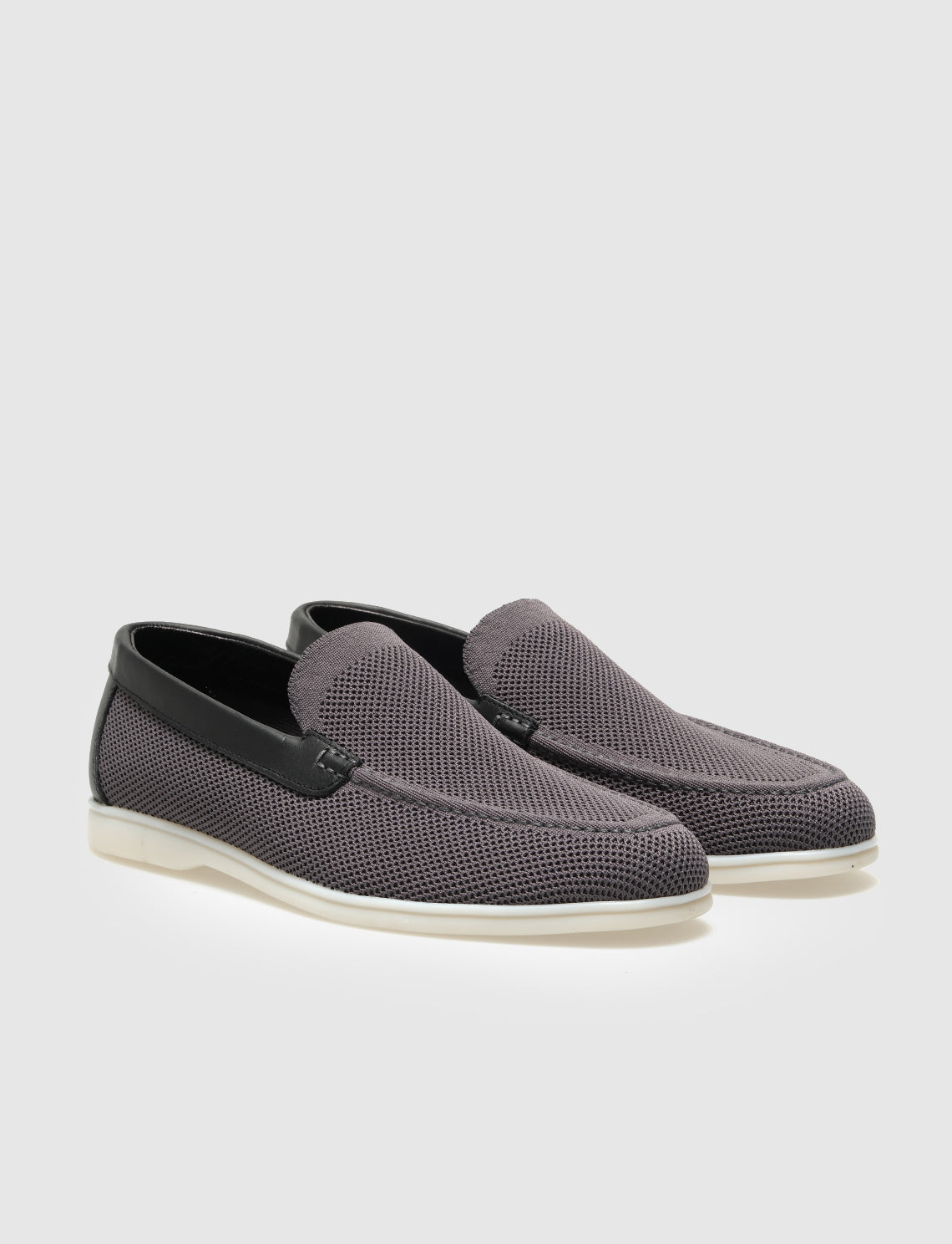 Cabani F-553 Erkek Triko loafer & makosen Antrasit-31