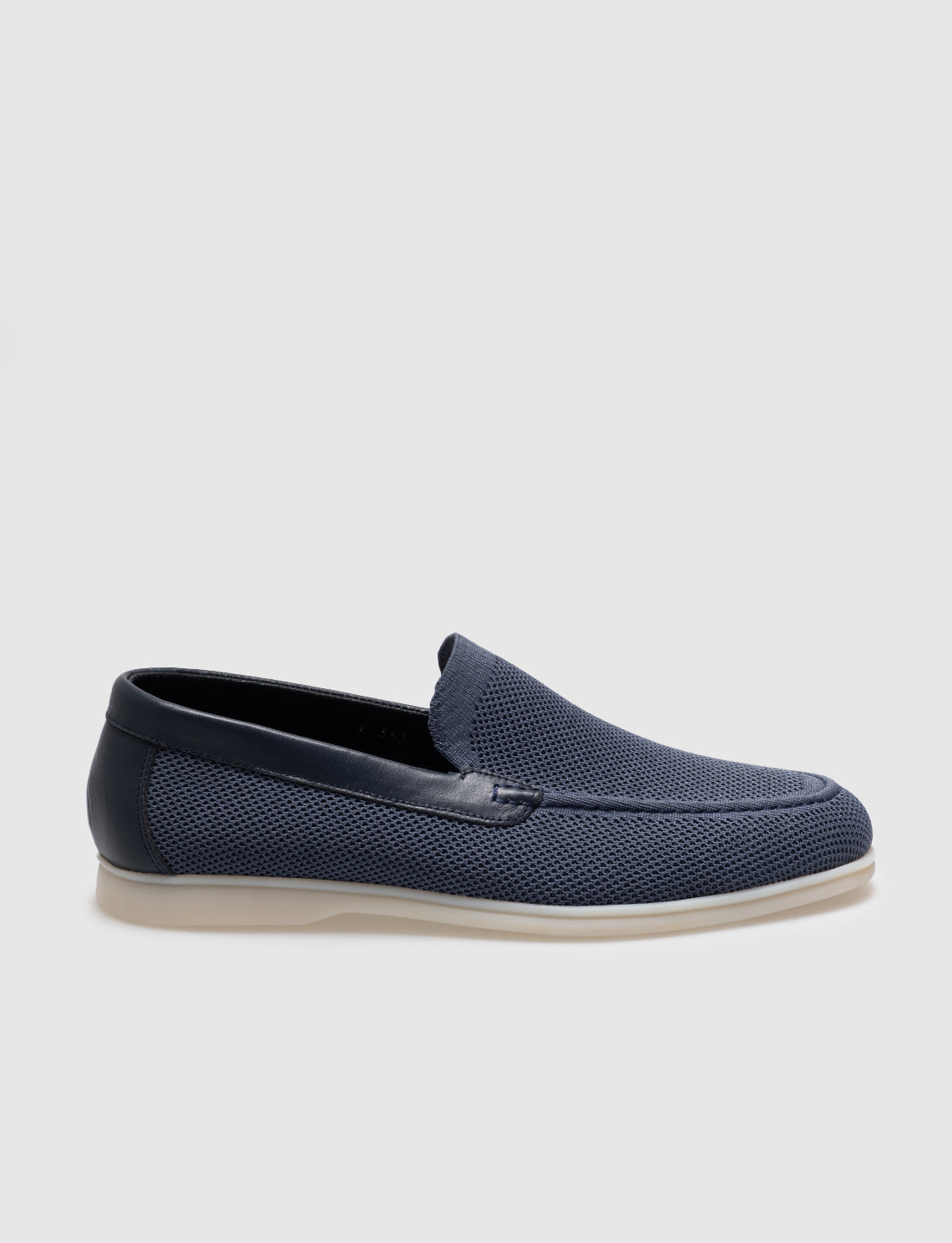 Cabani F-553 Erkek Triko loafer & makosen Lacivert