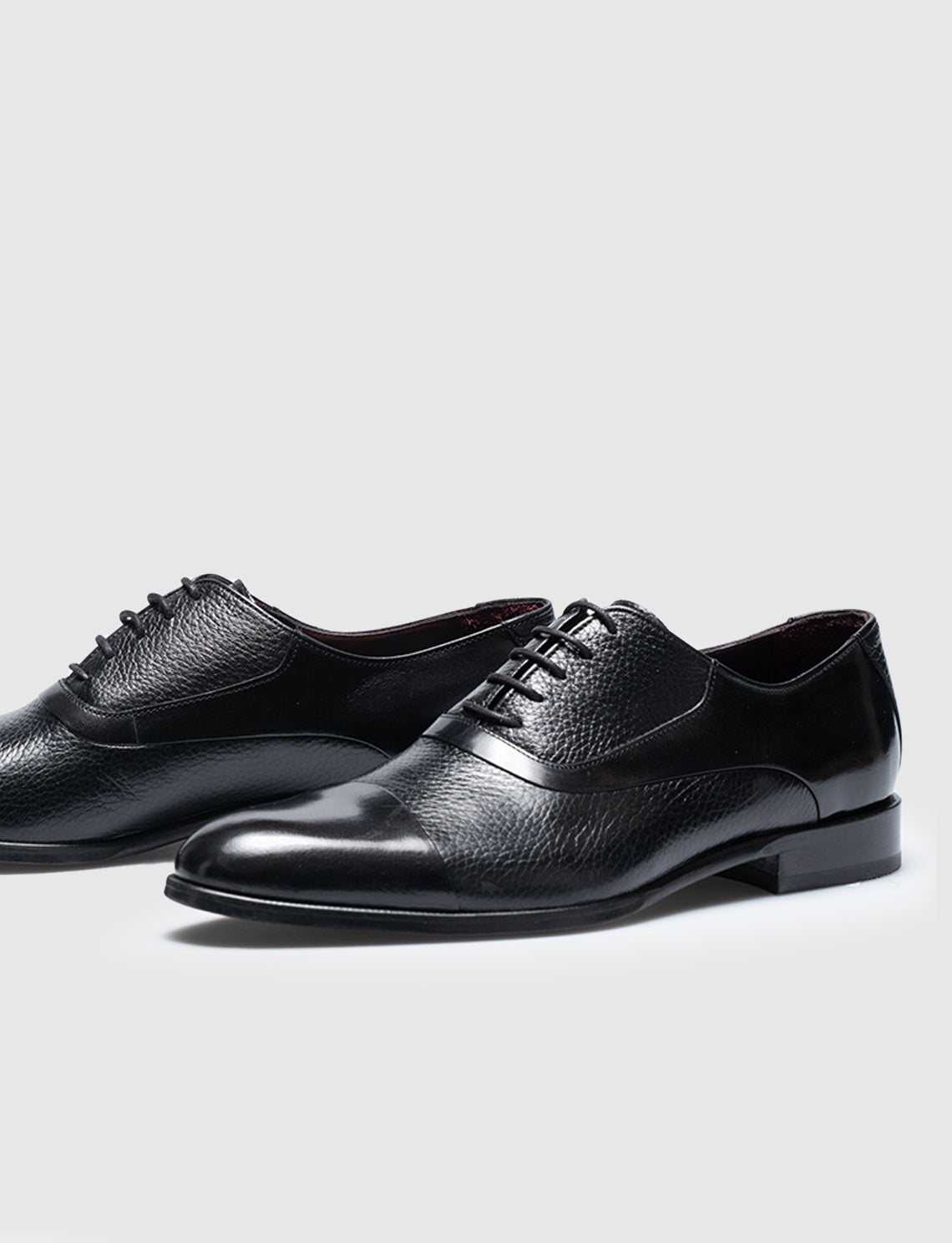 Cabani 8464 Erkek %100 Hakiki Deri Klasik Ayakkabı SİYAH MALAK G.GEYİK