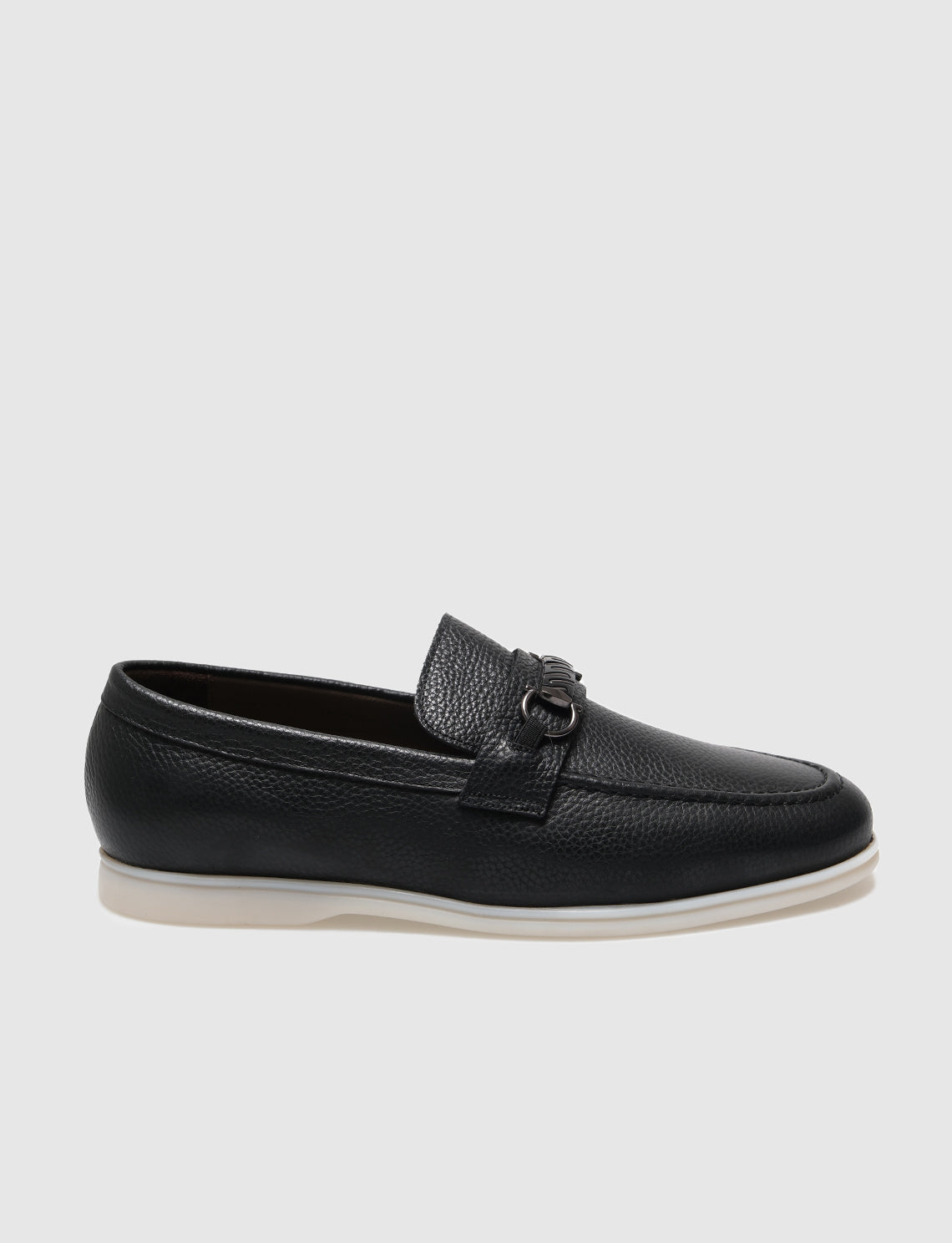 Cabani 572M1675D Erkek %100 Hakiki Deri loafer & makosen Siyah