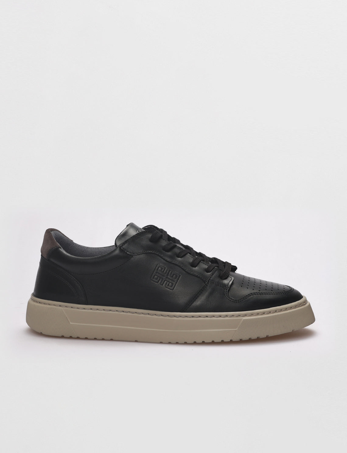Cabani 603B1695B Erkek %100 Hakiki Deri Sneaker Ayakkabı Siyah