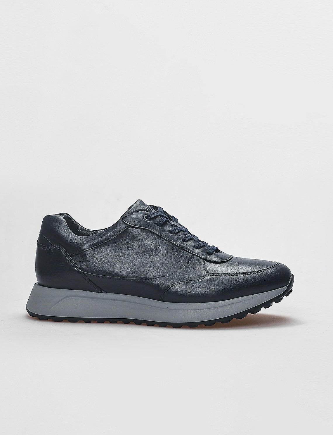 Cabani 619C548 Erkek %100 Hakiki Deri sneaker &spor Lacivert