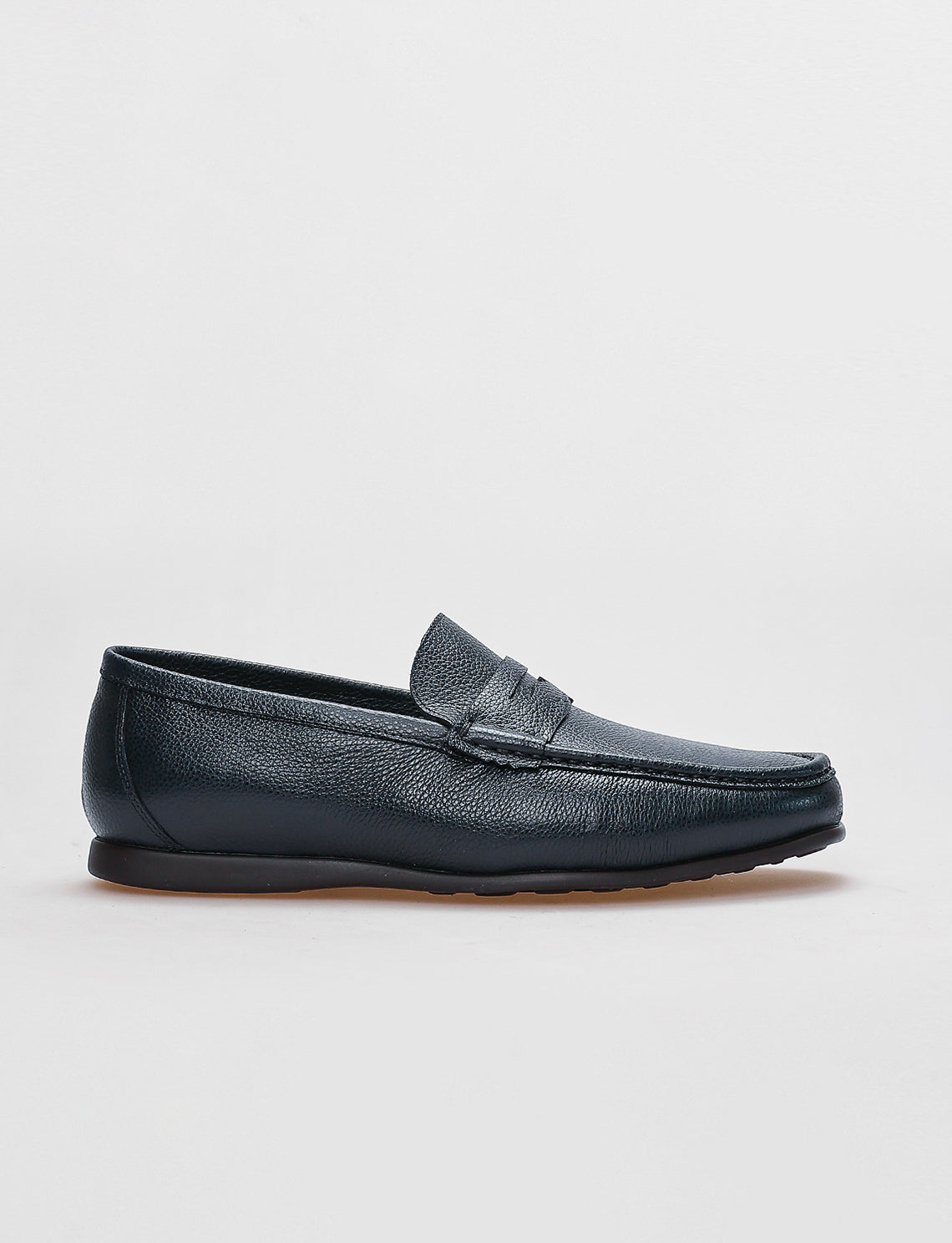 Cabani 153M1727 Erkek %100 Hakiki Deri loafer & makosen Lacivert