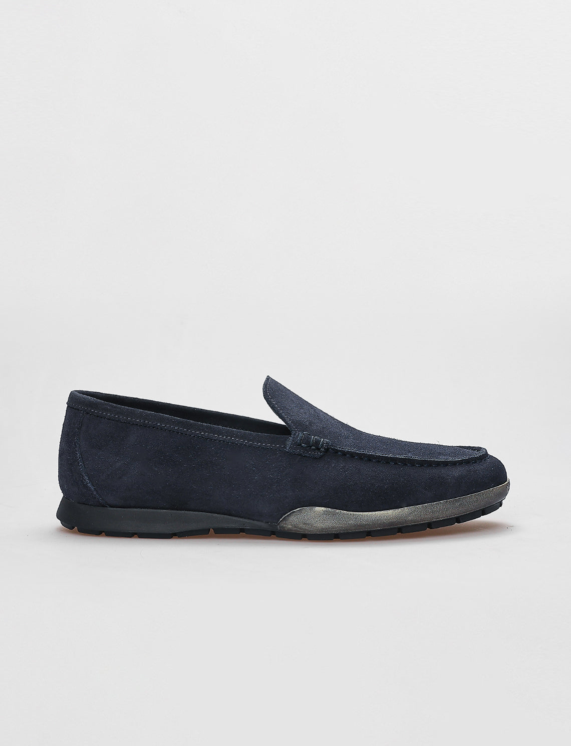 Cabani 026M1651 Erkek Süet Hakiki Deri loafer & makosen Lacivert