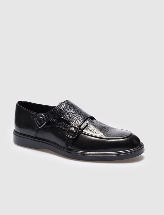 Men Black Genuine Leather   Classic Shoes