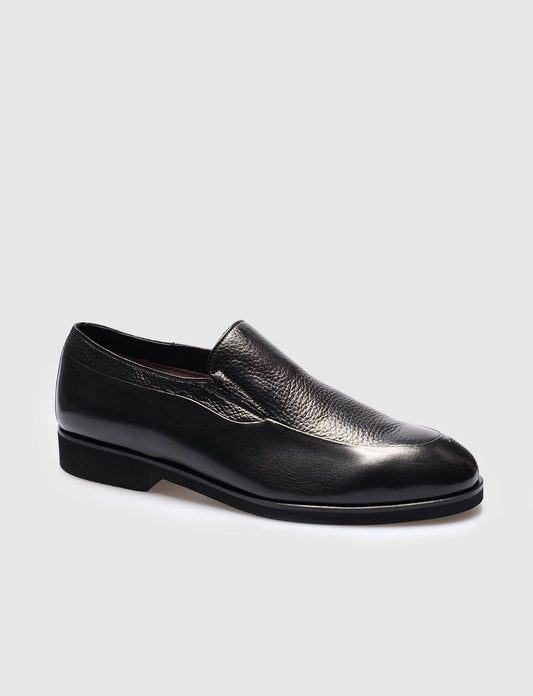 Men  Black  Genuine Leather  Classic Shoes