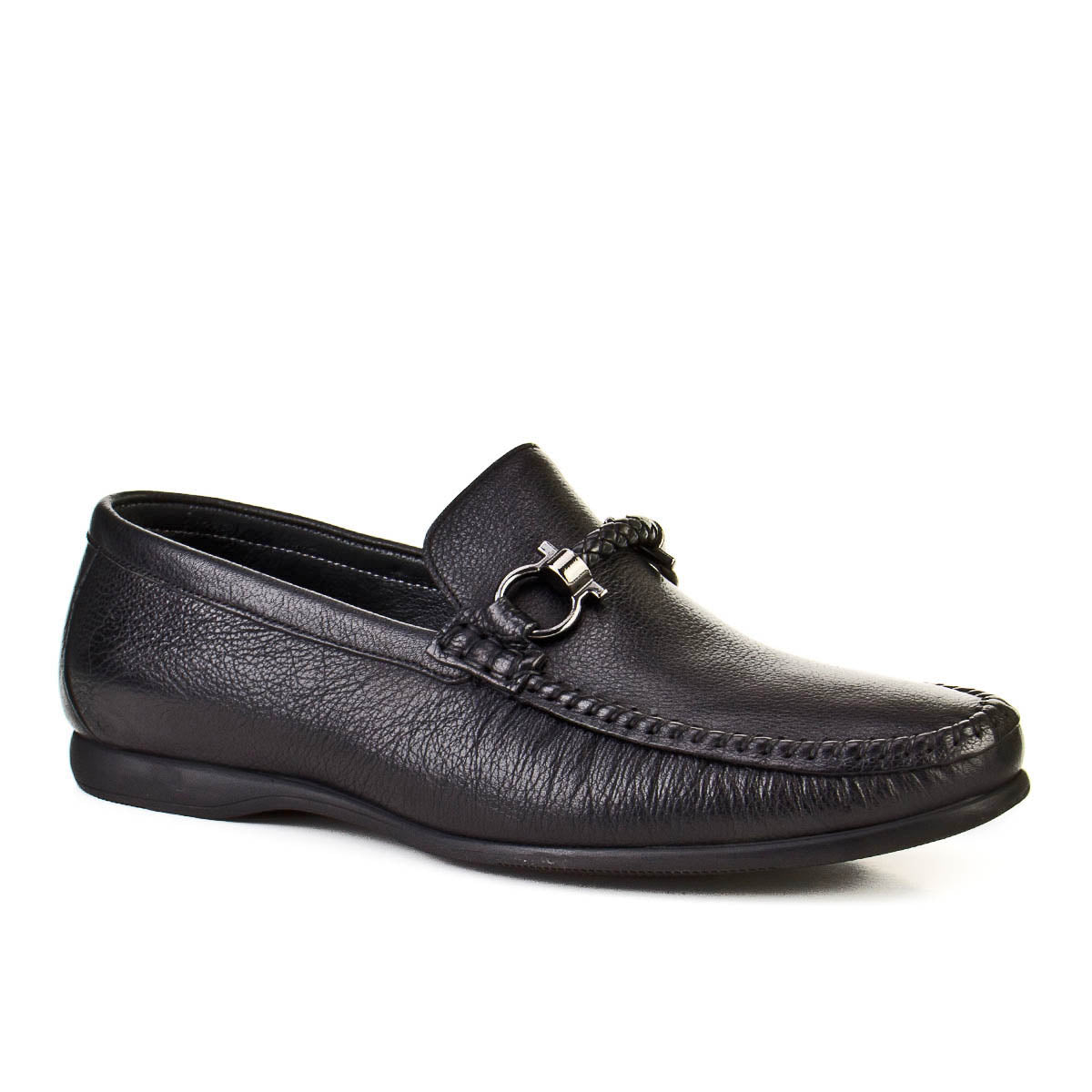Cabani 167M098 Erkek %100 Hakiki Deri loafer & makosen Siyah