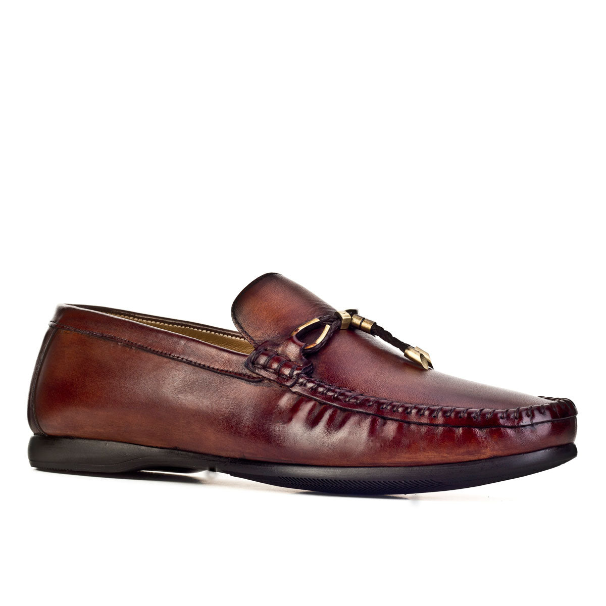 Cabani 167M1434 Erkek %100 Hakiki Deri loafer & makosen 691 Kahve Sannetta