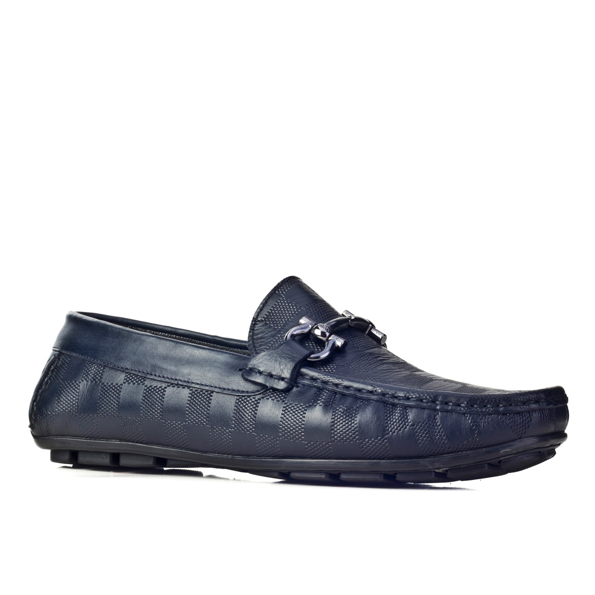 Cabani 010M823F Erkek %100 Hakiki Deri Loafer Ayakkabı Lacivert