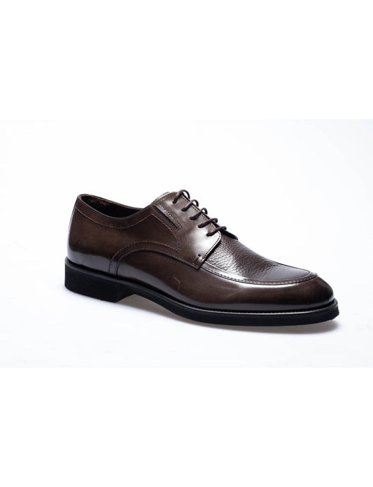Men  Brown Genuine Leather Classic Shoes