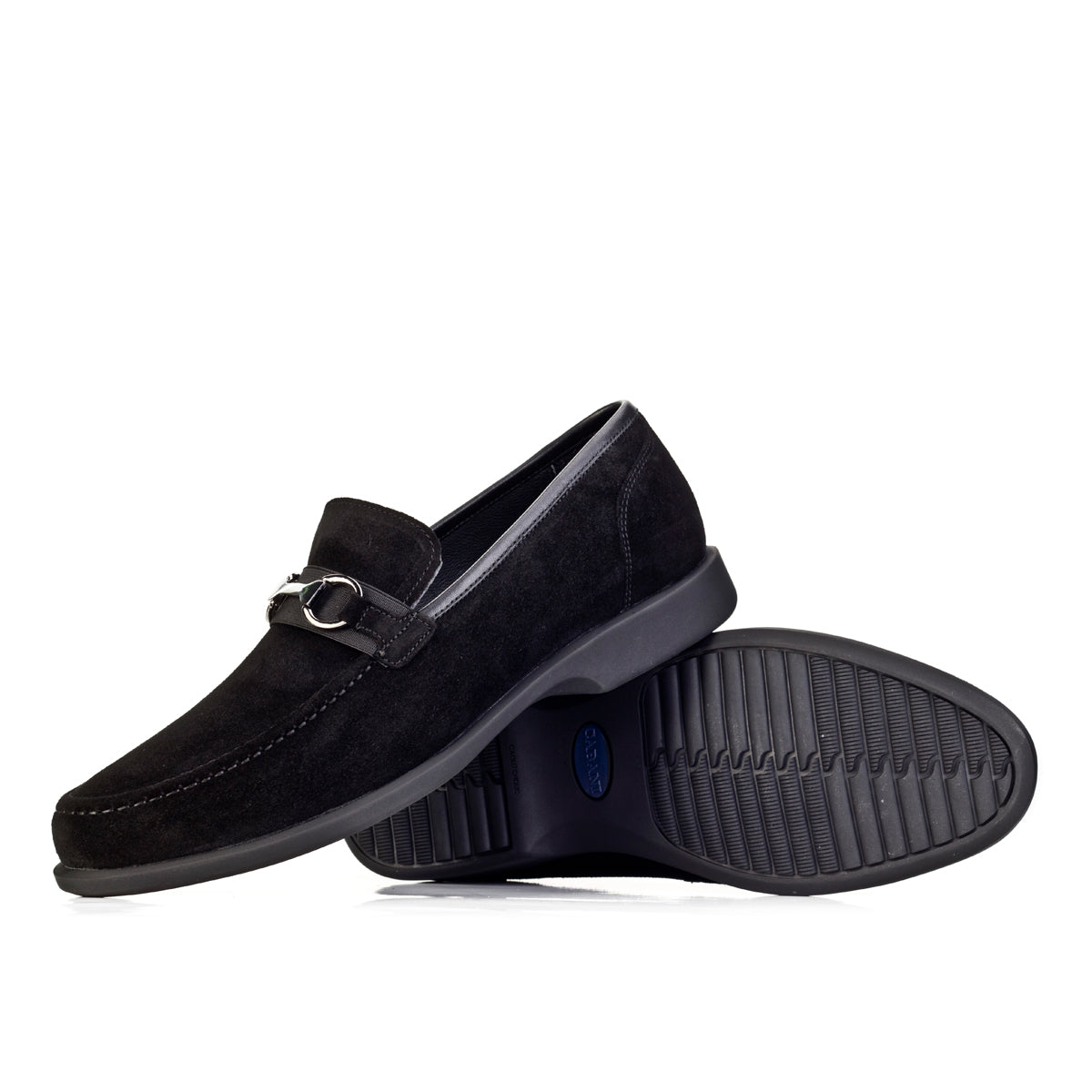 Cabani 121M1416 Erkek Süet Hakiki Deri loafer & makosen 005 Siyah Suet