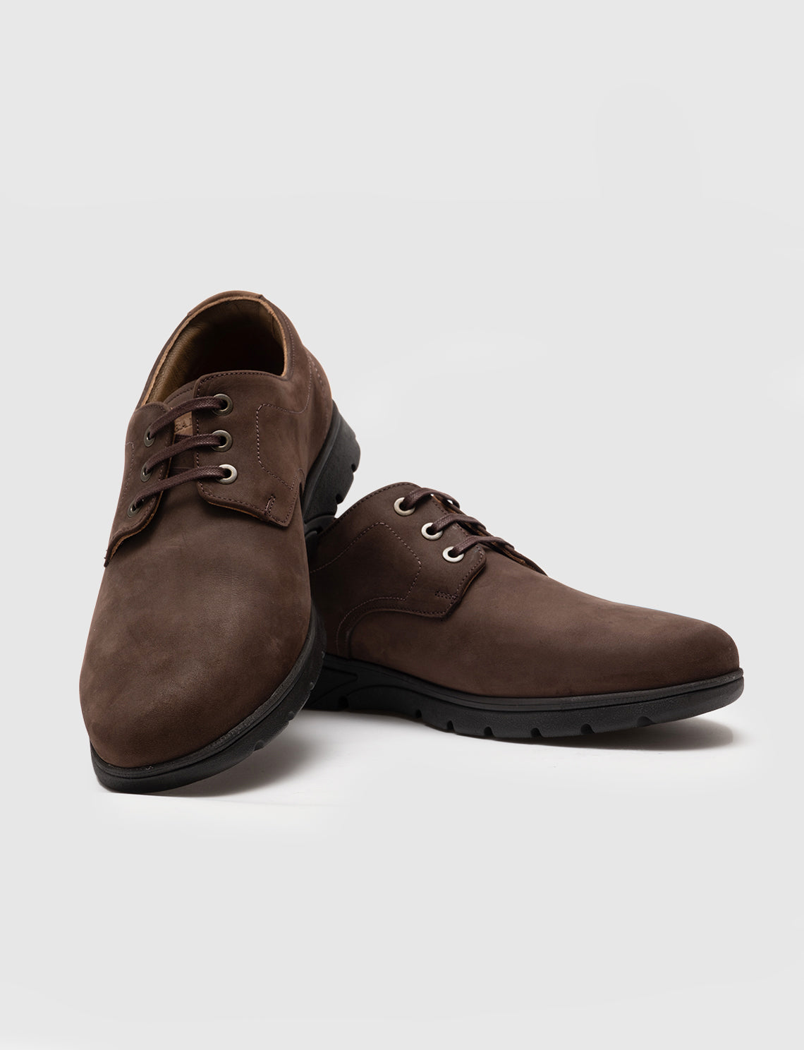 Cabani 412C081 Erkek %100 Hakiki Deri Günlük Ayakkabı 327 Kahve Kırma Floter