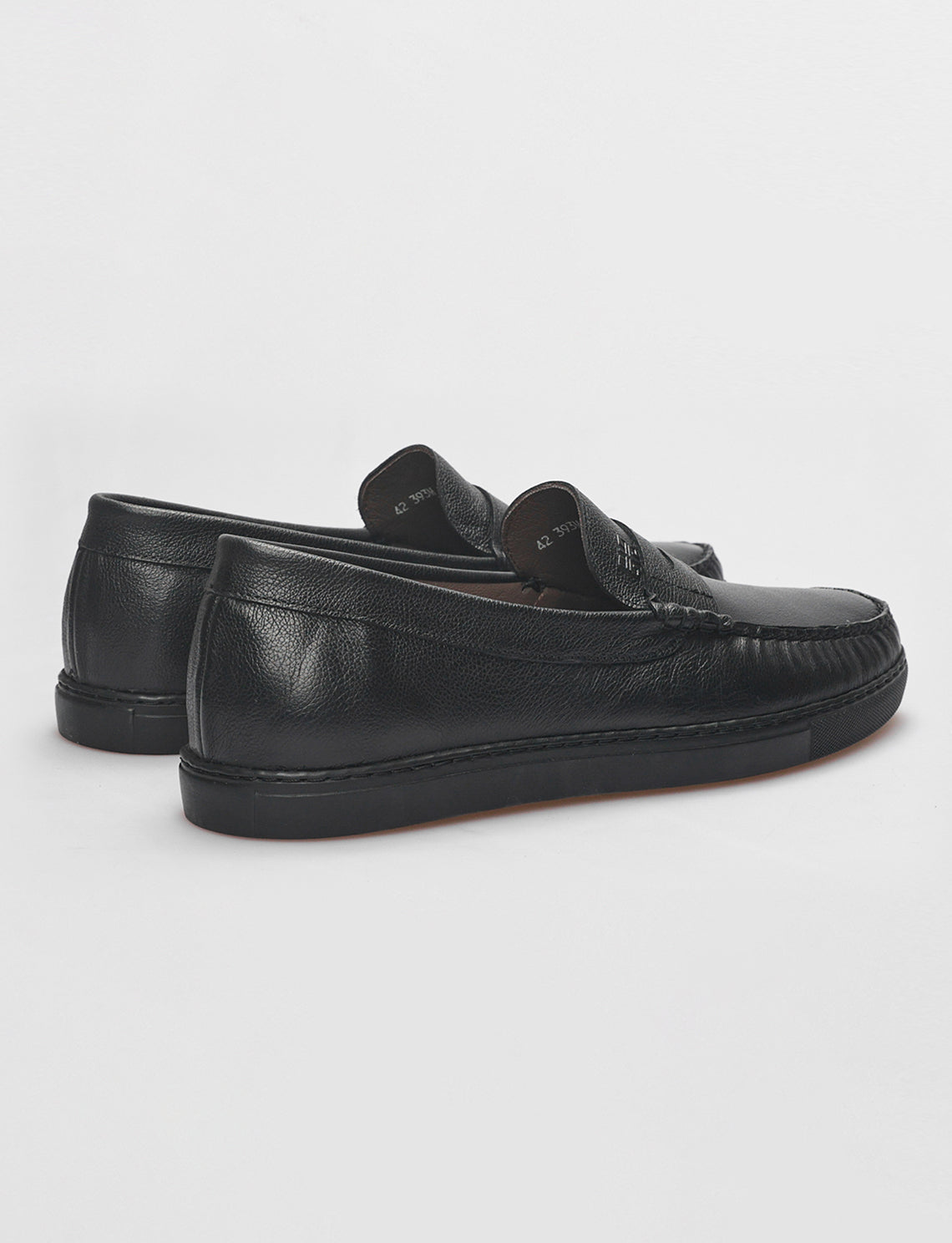 Cabani 393M840 Erkek %100 Hakiki Deri Günlük Ayakkabı 464 Siyah Ufak Kırma