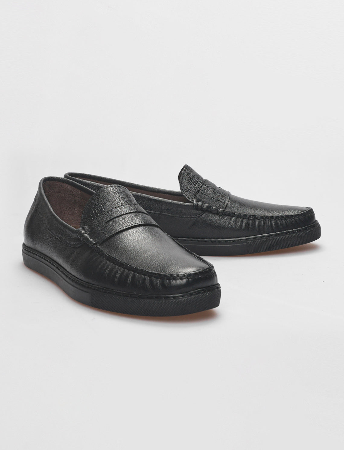 Cabani 393M840 Erkek %100 Hakiki Deri Günlük Ayakkabı 464 Siyah Ufak Kırma