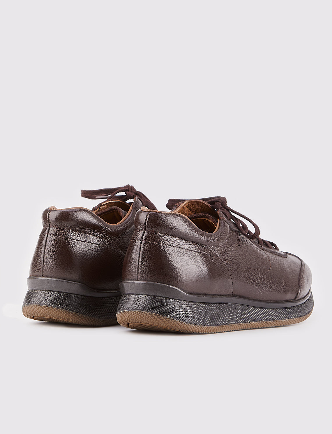 Cabani 492M747 Erkek %100 Hakiki Deri Günlük Ayakkabı Kahverengi