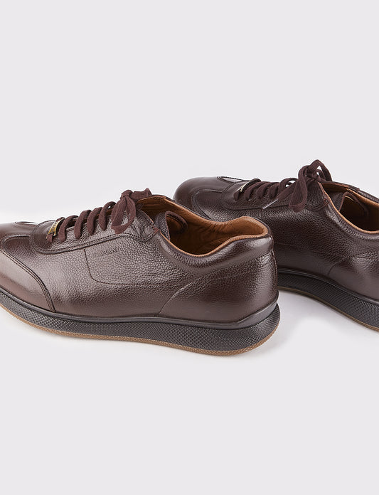 Cabani 492M747 Erkek %100 Hakiki Deri Günlük Ayakkabı Kahverengi