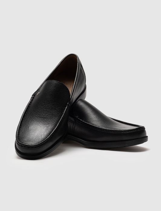 Cabani 466M1196 Erkek %100 Hakiki Deri loafer & makosen 464 Siyah Ufak Kırma