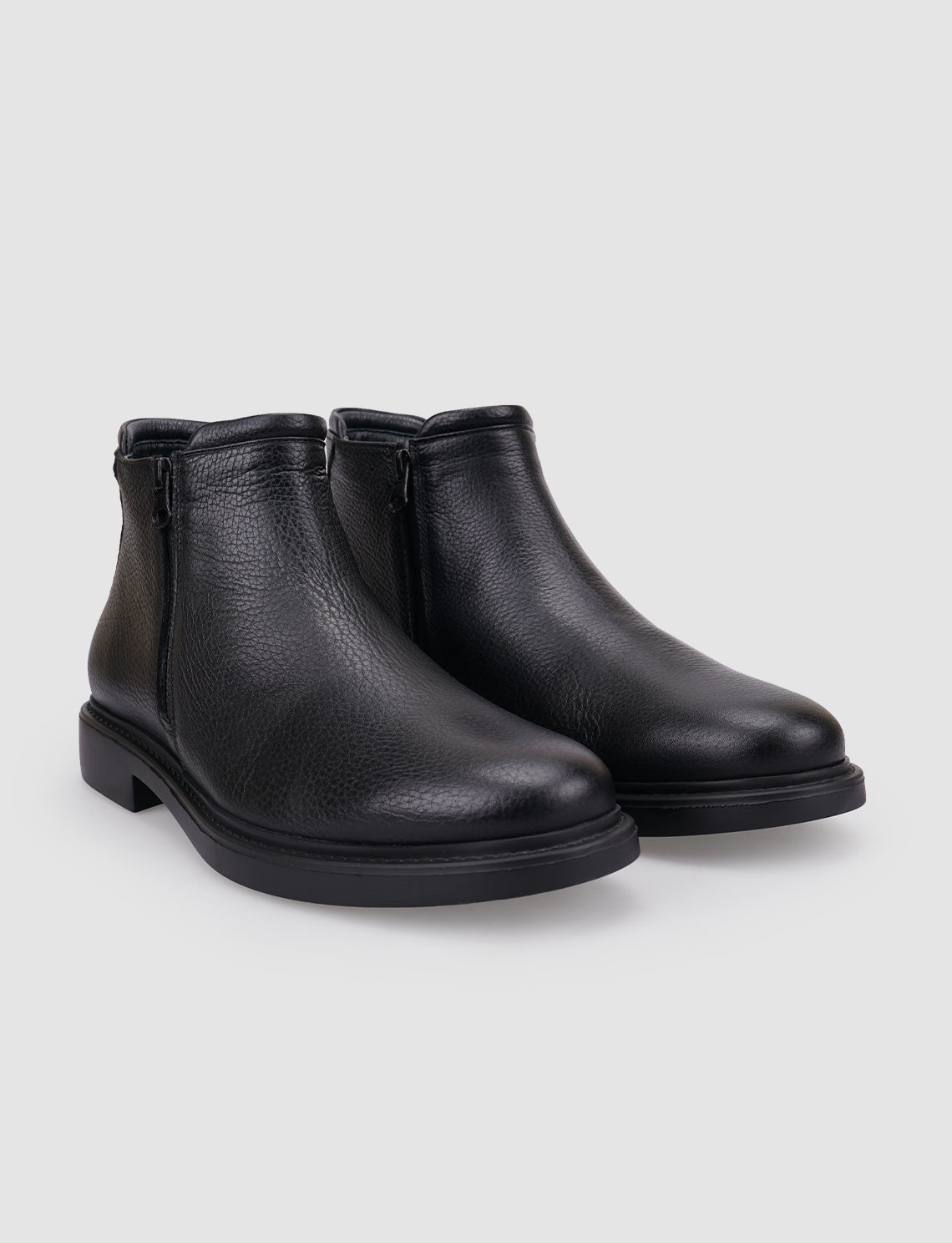 Cabani 625C1849 Erkek %100 Hakiki Deri Günlük Bot 432 Siyah Geyik