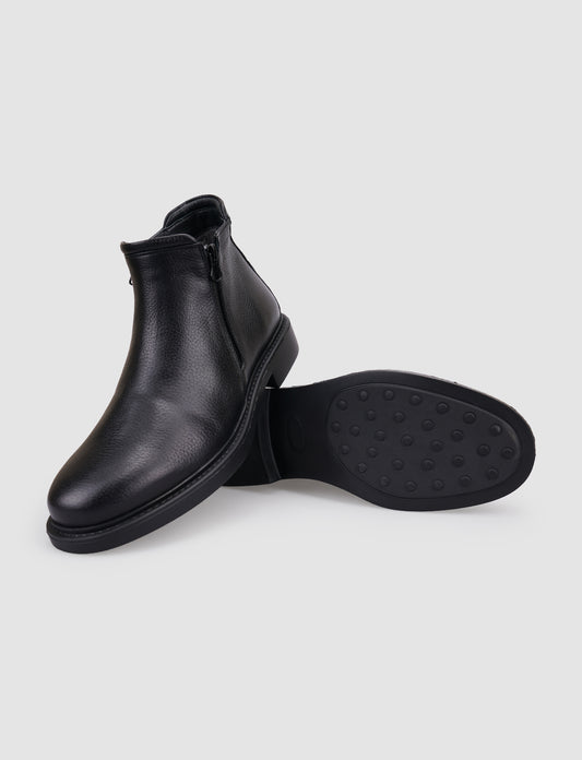 Cabani 625C1849 Erkek %100 Hakiki Deri Günlük Bot Siyah