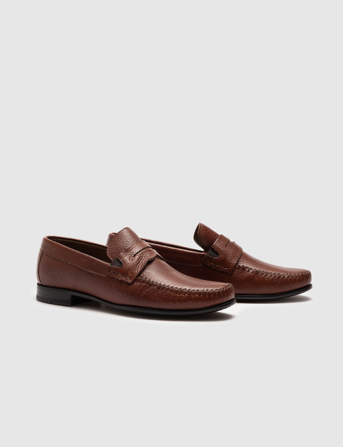 Cabani 442M1173 Erkek %100 Hakiki Deri loafer & makosen 269 Taba Kırma Floter