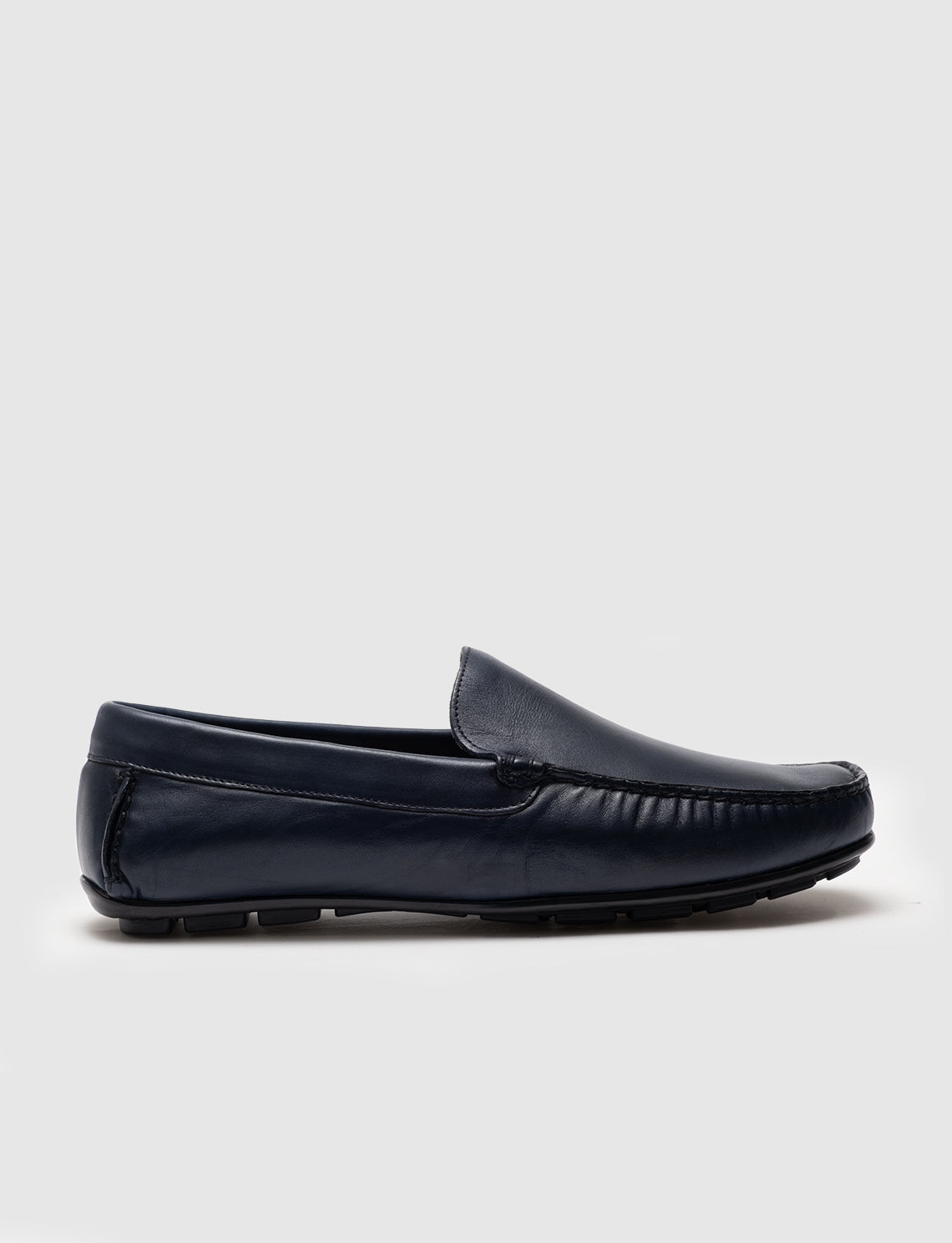 Cabani 010M150 Erkek %100 Hakiki Deri Loafer Ayakkabı 790 Lacivert Antik